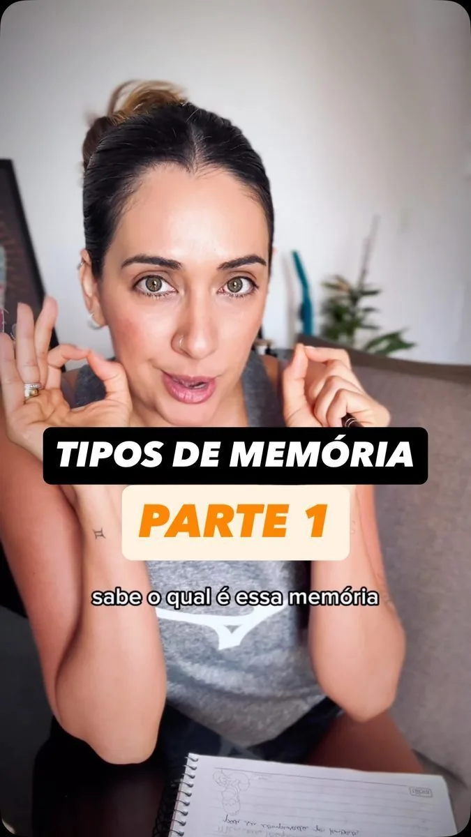Mirelle em conteúdo sobre tipos de memória